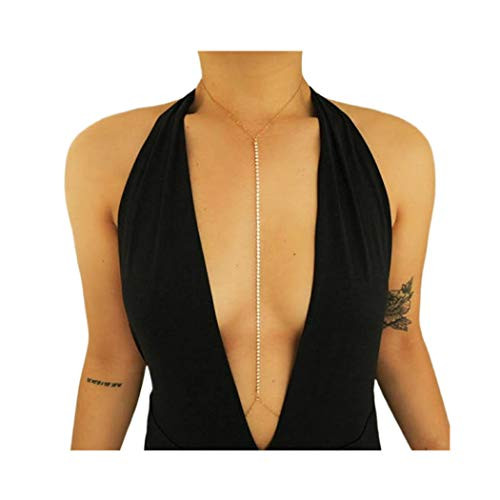 Yokawe Boho Body Chain Gold Crystal Belly Waist Chains Beach Bikini Harness Bra Chain Rhinestone Body Jewelry for Women and Girls Gold Yokawe Boho Body Chain Gold Crystal Belly Waist Chains Beach Bikini Harness Bra Chain Rhinestone Body Jewelry for Women and Girls Gold