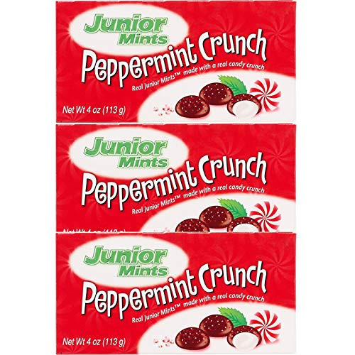 Junior Mints Peppermint Crunch Christmas Candy Pack of 3