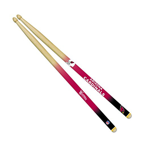 Woodrow Guitar by The Sports Vault NFL Arizona Cardinals Drum Sticks Woodrow Guitar by The Sports Vault NFL Arizona Cardinals Drum Sticks