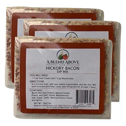 A Blend Above Hickory Bacon Dip Mix Mixed Seasonings Packet 1 oz 3 Pack