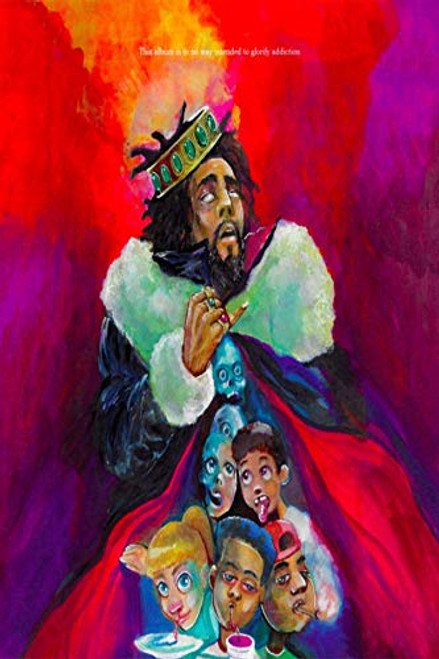 Super Collection Album Cover Poster J_ Cole KOD 12x18 inch Rolled Poster