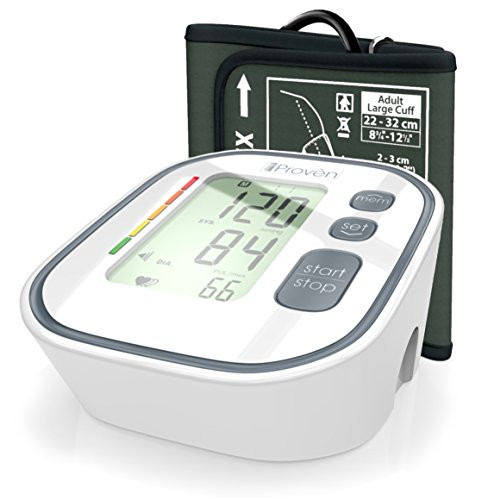 Home Blood Pressure Monitor - Approved for Upper Arm Use - Digital Blood Pressure Machine - ?Accurate Blood Pressure Cuff Standard Size - BP Cuff - BP Monitor Arm - Recommended by iProven