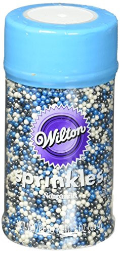 Wilton Blue Nonpareils Sprinkles Mix