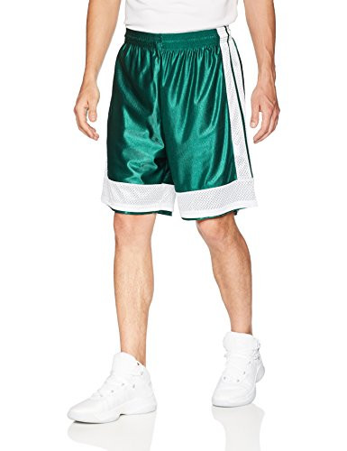 Intensity Two Way Basketball Shorts Dark GreenWhite 3X-Large