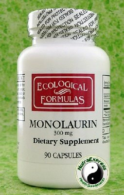 Ecological Formulas Monolaurin Lauric Acid 300 mg 90 caps