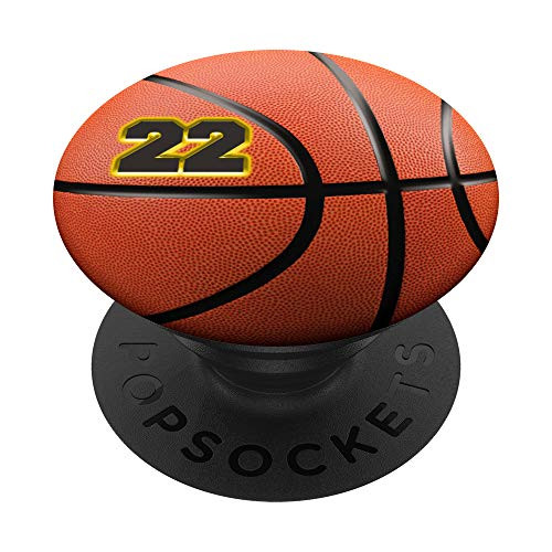 Basketball Player Number 22 Basketball Player 22 PopSockets PopGrip Swappable Grip for Phones Tablets Basketball Player Number 22 Basketball Player 22 PopSockets PopGrip Swappable Grip for Phones Tablets