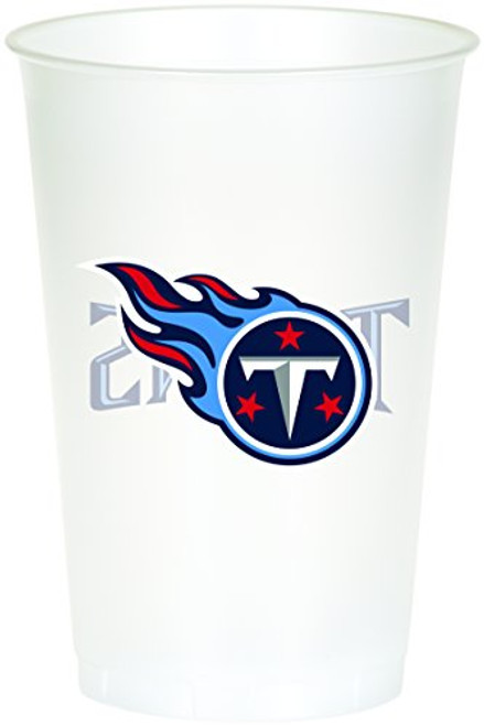 Creative Converting Officially Licensed NFL Printed Plastic Cups 8-Count 20-Ounce Tennessee Titans Creative Converting Officially Licensed NFL Printed Plastic Cups 8-Count 20-Ounce Tennessee Titans
