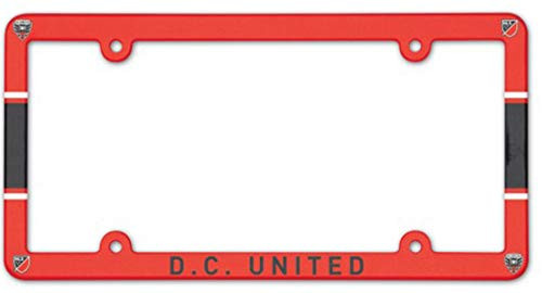 WinCraft MLS D_C_ United Plastic License Plate Frame