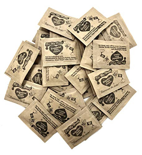 Bee My Honey Pure Granulated Honey Packets Individual Honey Crystal Packets 120
