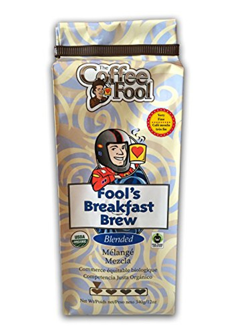 The Coffee Fool Very Fine Grind Fools Organic Fair Trade Breakfast Brew 12 Ounce The Coffee Fool Very Fine Grind Fools Organic Fair Trade Breakfast Brew 12 Ounce
