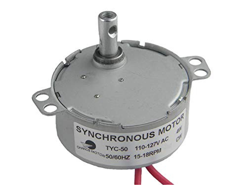 CHANCS TYC-50 Small Synchronous Motor110V AC 15-18RPM Rotation CW 4W Gear Synshronous Motor For Electric Fireplace