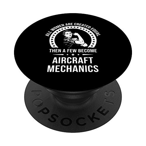 Aircraft Mechanic Phone Grip for Women  Aircraft Mechanic PopSockets Grip and Stand for Phones and Tablets