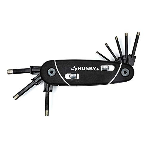 Husky Folding Locking Diamond Hex Key Set SAE 8-Piece