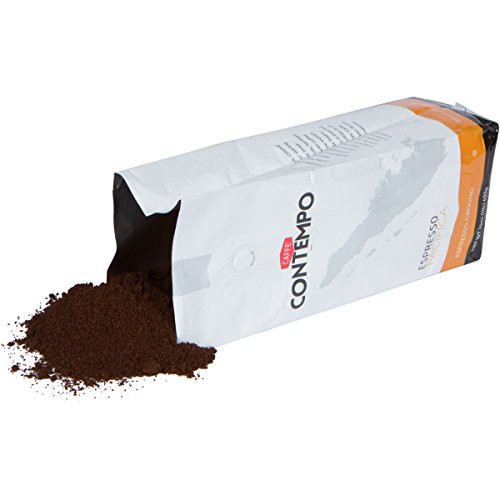 CAFFe CONTEMPO Espresso Pacifica JavaSumatra Blend 1 LB Fine Grind Medium Dark Roast Freshly Roasted Ground Coffee