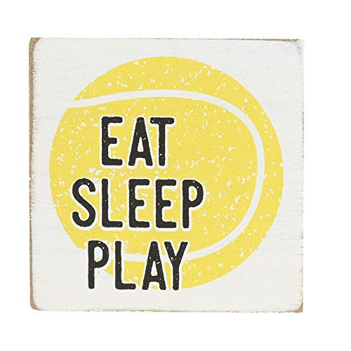 Dicksons Eat Sleep Play Tennis Ball Green 3 x 3 MDF Decorative Wall and Tabletop Sign Plaque Dicksons Eat Sleep Play Tennis Ball Green 3 x 3 MDF Decorative Wall and Tabletop Sign Plaque