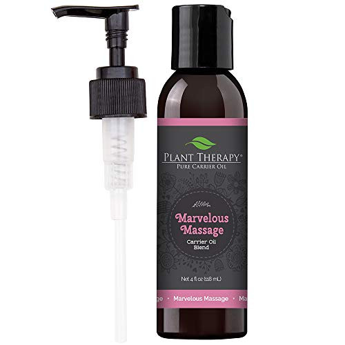 Plant Therapy Marvelous Massage Carrier Oil Blend 4 fl_ oz_ Base for Essential Oils or Massage