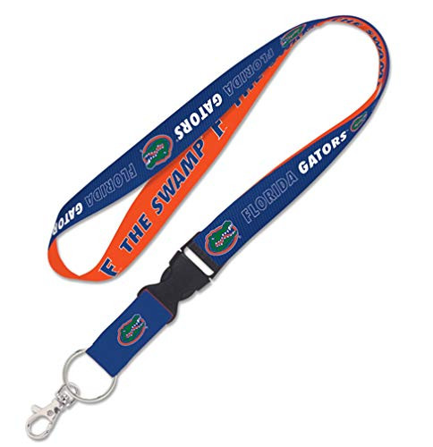 WinCraft NCAA University Florida Gators Slogan 1-Inch LanyardDetachable Buckle