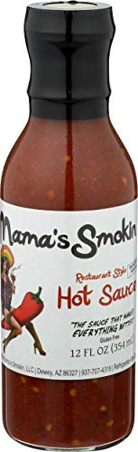 Mamas Smokin Sauce Hot Restaurant Style 12 Ounce