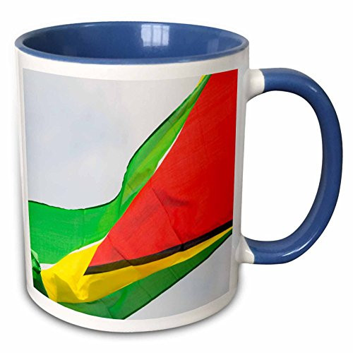 3dRose Buildings And Churchs Plaza De La Aduana Cartagena Colombia Two Tone Blue Mug 11 oz