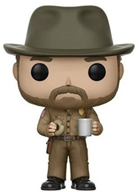 Funko Pop Television: Stranger Things - Hopper with Donut (Styles May Vary) Collectible Figure Funko Pop Television: Stranger Things - Hopper with Donut (Styles May Vary) Collectible Figure