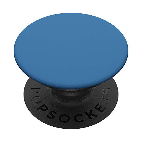 Steel-Blue Cute Simple Minimalist Cool Solid Color Gift PopSockets Grip and Stand for Phones and Tablets