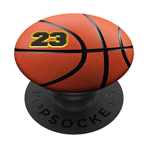 Basketball Player Number 23 Basketball Player 23 PopSockets PopGrip Swappable Grip for Phones Tablets Basketball Player Number 23 Basketball Player 23 PopSockets PopGrip Swappable Grip for Phones Tablets