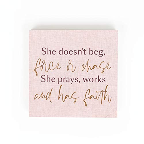 P_ Graham Dunn Pray Work Have Faith Pink Linen 5_38 x 5_38 Pine Wood Tabletop Word Block Sign P_ Graham Dunn Pray Work Have Faith Pink Linen 5_38 x 5_38 Pine Wood Tabletop Word Block Sign