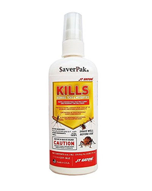 averPak JT Eaton Kills Bedbugs Ticks Mosquitoes Permethrin Clothing Gear Insect Repellent Pump Spray 6oz averPak JT Eaton Kills Bedbugs Ticks Mosquitoes Permethrin Clothing Gear Insect Repellent Pump Spray 6oz