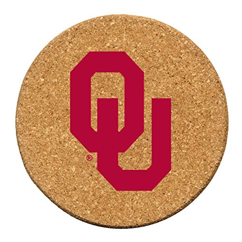 Thirstystone University of Oklahoma Cork Coaster Set