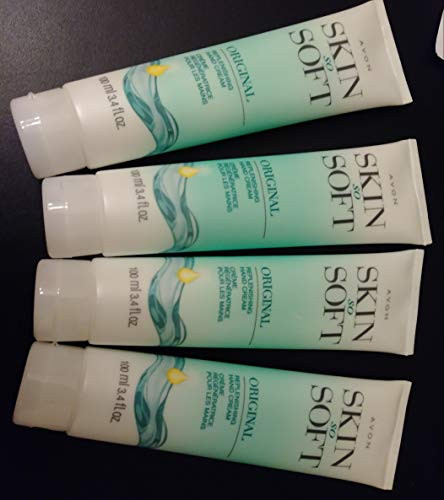 Avon Skin So Soft Original jojoba Replenishing Hand Cream Lot of 4