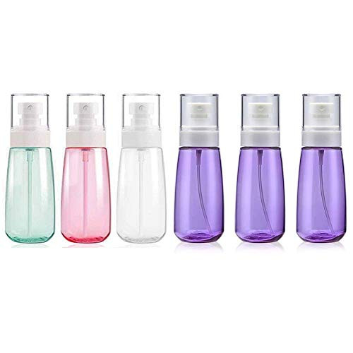 Fine Mist Spray Bottle 3_4oz 100ml Empty Cosmetic Refillable Travel Containers Plastic Hair Spray Bottle Sprayer for Perfume Skincare Makeup Lotion