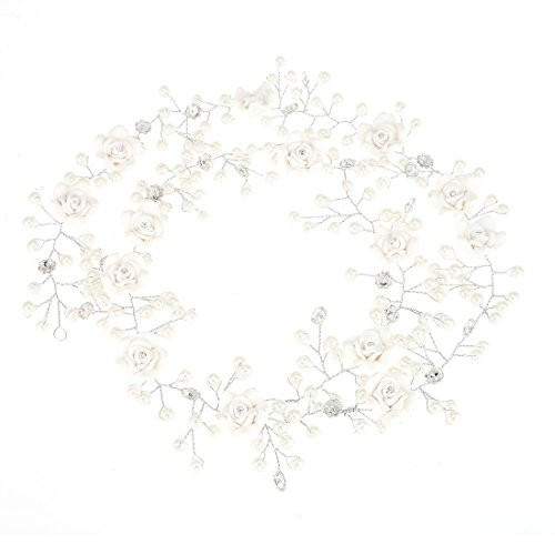 Pearl Crystal Bridal Headband Wedding Tiara Headpieces for Bride Hair Accessories for Women B Pearl Crystal Bridal Headband Wedding Tiara Headpieces for Bride Hair Accessories for Women B