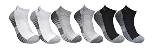 Skechers Sport Mens 6 Pack Mid Combo Quarter Crew Sock Sock Size 10-13 S112392-080