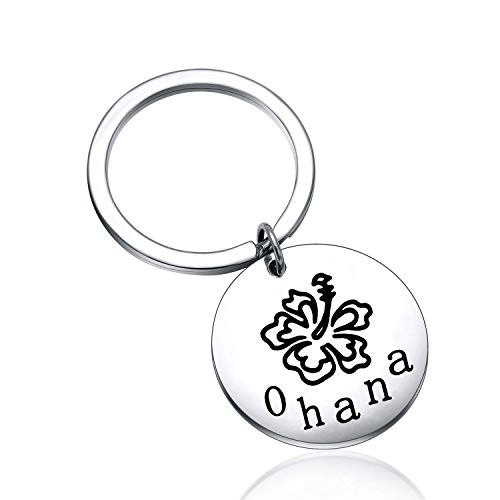 ENSIANTH Ohana Keychain Ohana Means Family Hibiscus Charm Keychain Family Gift Best Friend Gift Ohana Keychain ENSIANTH Ohana Keychain Ohana Means Family Hibiscus Charm Keychain Family Gift Best Friend Gift Ohana Keychain