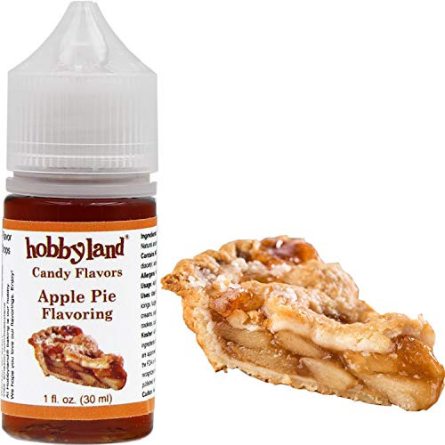 Hobbyland Candy Flavors Apple Pie Flavoring 1 Fl Oz Apple Pie Concentrated Flavor Drops