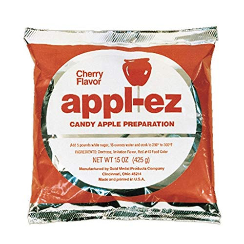 Apple-EZ Candy Apple Coating Mix 15 Oz Cherry Single