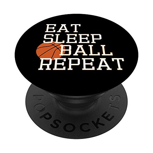 Funny Basketball Quote Joke - Eat Sleep Basketball Repeat PopSockets PopGrip Swappable Grip for Phones Tablets Funny Basketball Quote Joke - Eat Sleep Basketball Repeat PopSockets PopGrip Swappable Grip for Phones Tablets