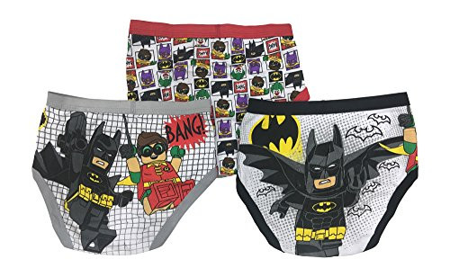 BATMAN Lego DC Boys Movie Fun Prints 3-Pack Brief 8