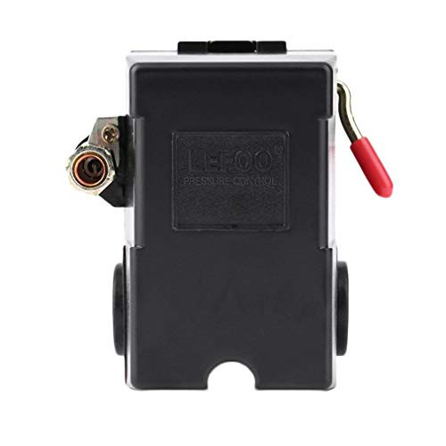 lefoo Quality Air Compressor Pressure Switch Control 95-125 PSI 1 Port wUnloader LF10-1H-95-125