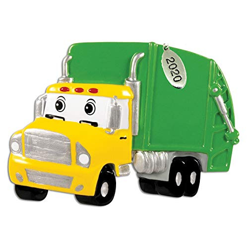 Twisted Anchor Trading Co Garbage Truck Ornament 2020 - Garbage Truck Toy Gift - Great As Construction Ornaments - Easy to Personalize at Home - Comes in an Organza Bag so Its Ready for Giving Twisted Anchor Trading Co Garbage Truck Ornament 2020 - Garbage Truck Toy Gift - Great As Construction Ornaments - Easy to Personalize at Home - Comes in an Organza Bag so Its Ready for Giving