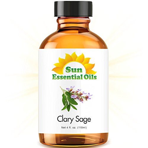 Clary Sage Essential Oil Huge 4oz Bottle Bulk Clary Sage Oil - 4 Ounce