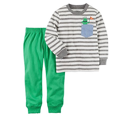 Carters Baby Boys Striped Jersey Top and French Terry Joggers Set 9 Months