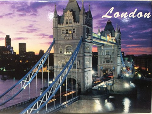 London England Tower Bridge Fridge Collector's Souvenir Magnet 2.5" X 3.5"