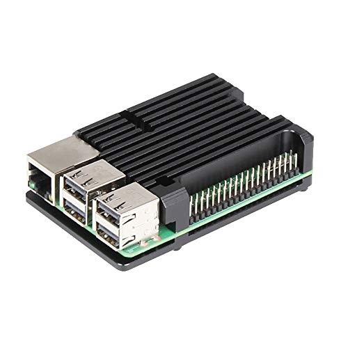 ZkeeShop Aluminum Case Alloy Armor with Cooling Heatsink Compatible for Raspberry Pi 3 Model B?Pi 3 B?Pi 2 Model BNot Include Raspberry Pi Board Without Fan