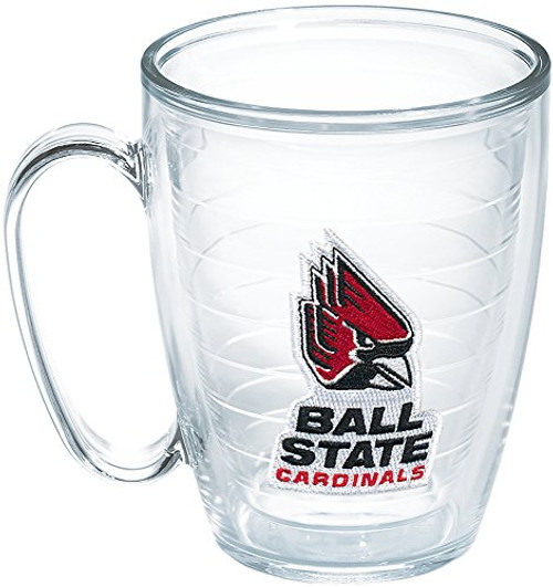 Tervis Ball State University Emblem Individual Mug 16 oz Clear Tervis Ball State University Emblem Individual Mug 16 oz Clear
