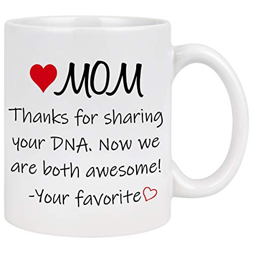 Thanks for Sharing Your DNA Funny Mom Coffee Mug Mom Gifts Idea for Her from Daughter Or Son Mothers Day Gifts Birthday Gifts for Mom from Daughter Or Son Mom Coffee Cups 11 Oz White Thanks for Sharing Your DNA Funny Mom Coffee Mug Mom Gifts Idea for Her from Daughter Or Son Mothers Day Gifts Birthday Gifts for Mom from Daughter Or Son Mom Coffee Cups 11 Oz White