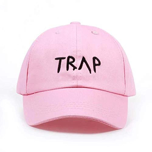 Guangping Liu Trap Dad Hat Baseball Cap Cotton Hat Embroidered Cap Plain Cap with Adjustable Pink One Size Guangping Liu Trap Dad Hat Baseball Cap Cotton Hat Embroidered Cap Plain Cap with Adjustable Pink One Size
