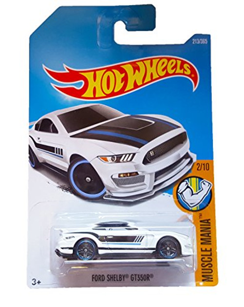 Hot Wheels 2017 Muscle Mania Ford Shelby GT350R 213365 White Hot Wheels 2017 Muscle Mania Ford Shelby GT350R 213365 White