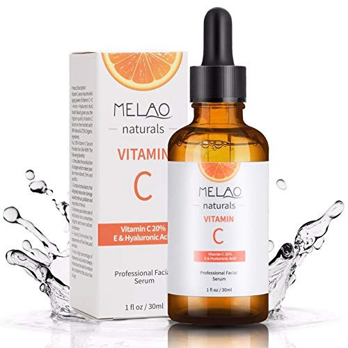 MELAO Vitamin C Hyaluronic Acid Shrink Pore Face Serum Moisturizing Essence Anti-Aging Anti-Oxidant Dry Skin Care