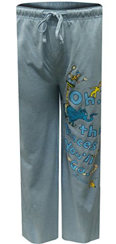 Dr_ Seuss Oh The Places Youll Go Lounge Pants for men Medium
